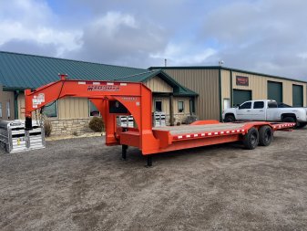 New 2024 Midsota STWB Equipment Trailer 7' Hydraulic Dovetail 26'