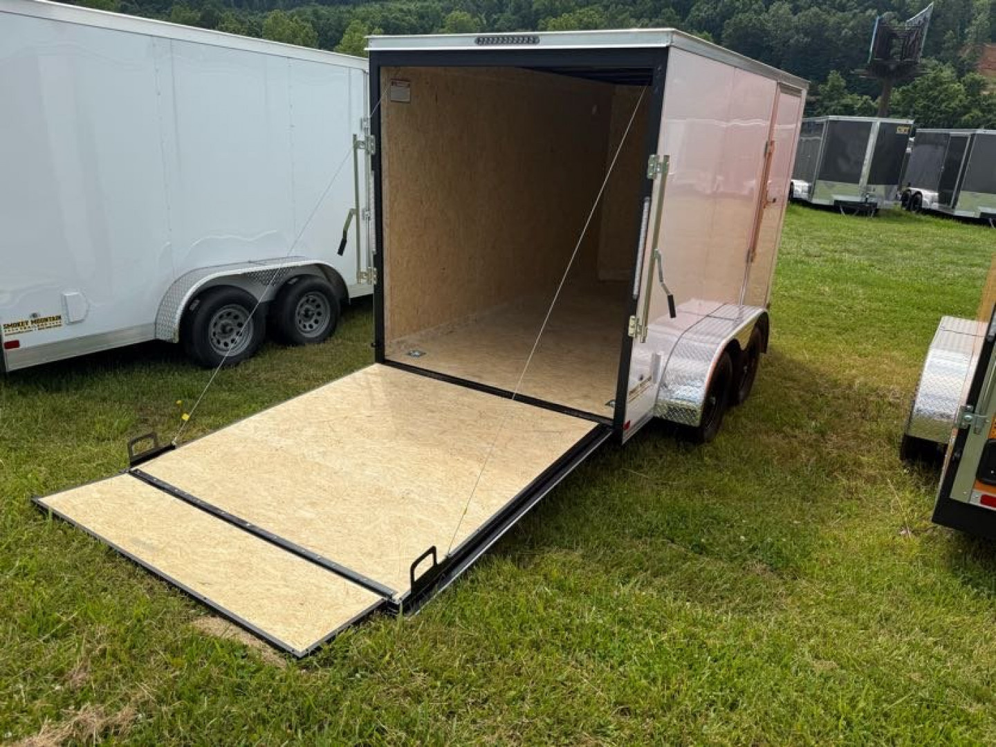 New 2025 Covered Wagon Trailers 6X12 TA RAMP Cargo / Enclosed Trailer