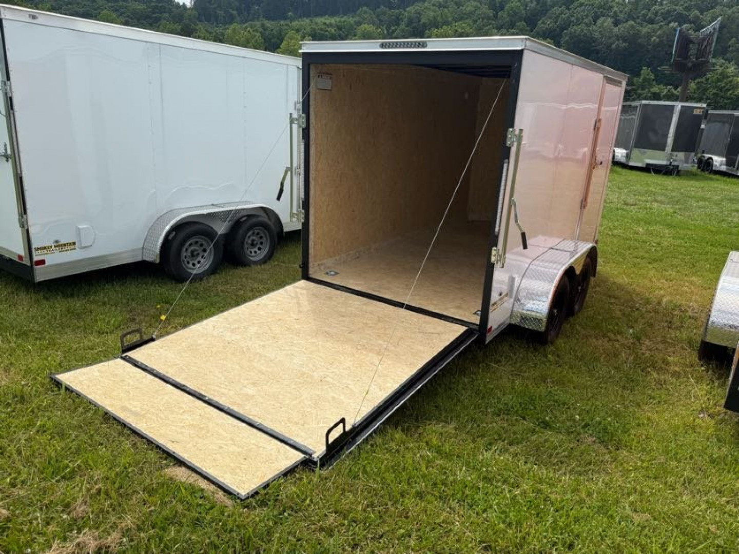 New 2025 Covered Wagon Trailers 6X12 TA RAMP Cargo / Enclosed Trailer