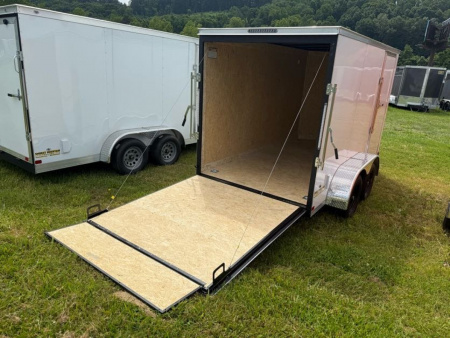 New 2025 Covered Wagon Trailers 6X12 TA RAMP Cargo / Enclosed Trailer