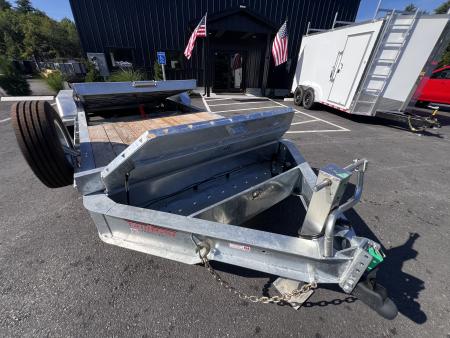 New 2027 Triumph galvanized 7x22 (16+6) Gravity Tilt w/ Stationary Deck - 16k GVW