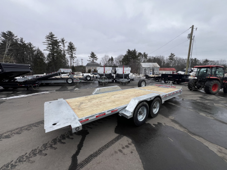 New 2026 Triumph galvanized 7x22 (16+6) Gravity Tilt w/ Stationary Deck/ 16k GVW