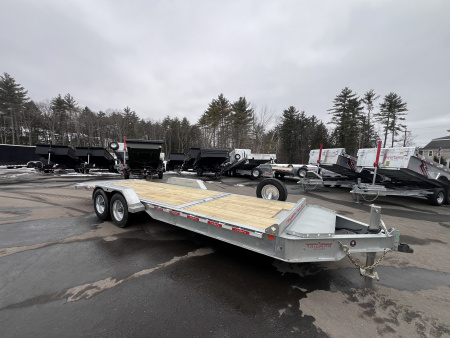 New 2026 Triumph galvanized 7x22 (16+6) Gravity Tilt w/ Stationary Deck/ 16k GVW