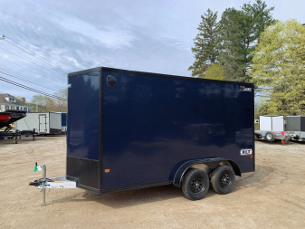 New 2025 High Country 7x14 + 18  V-Nose/ XLT Aluminum trailer / 7'6  interior/ BLACKOUT/ 16  OC construction -7000GVW