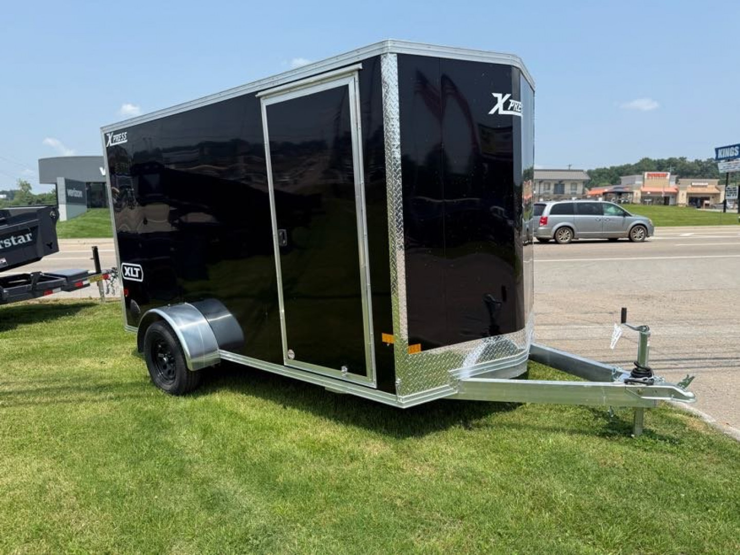 New 2025 ALCOM 6X12 EXPRESS SA 6'10 Cargo / Enclosed Trailer