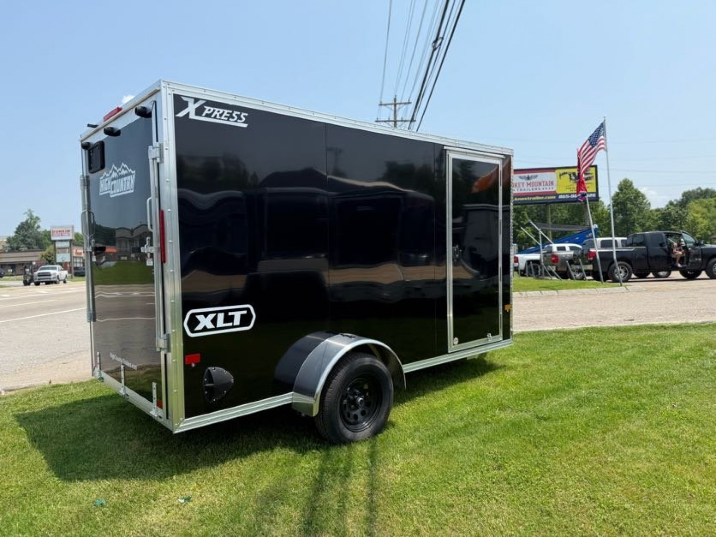 New 2025 ALCOM 6X12 EXPRESS SA 6'10 Cargo / Enclosed Trailer
