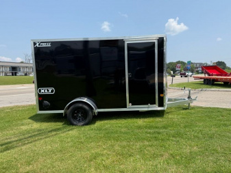 New 2025 ALCOM 6X12 EXPRESS SA 6'10 Cargo / Enclosed Trailer