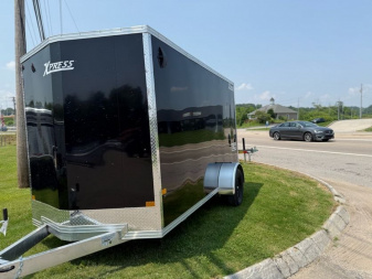 New 2025 ALCOM 6X12 EXPRESS SA 6'10 Cargo / Enclosed Trailer