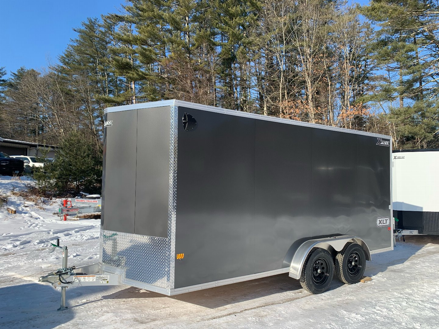 New 2025 High Country 7.4x16 + 18" V-Nose/ XLT Aluminum trailer / UTV Package/ Torsion Axles- 7000GVW