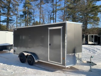 New 2025 High Country 7.4x16 + 18" V-Nose/ XLT Aluminum trailer / UTV Package/ Torsion Axles- 7000GVW