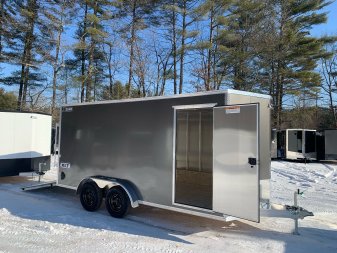 New 2025 High Country 7.4x16 + 18" V-Nose/ XLT Aluminum trailer / UTV Package/ Torsion Axles- 7000GVW