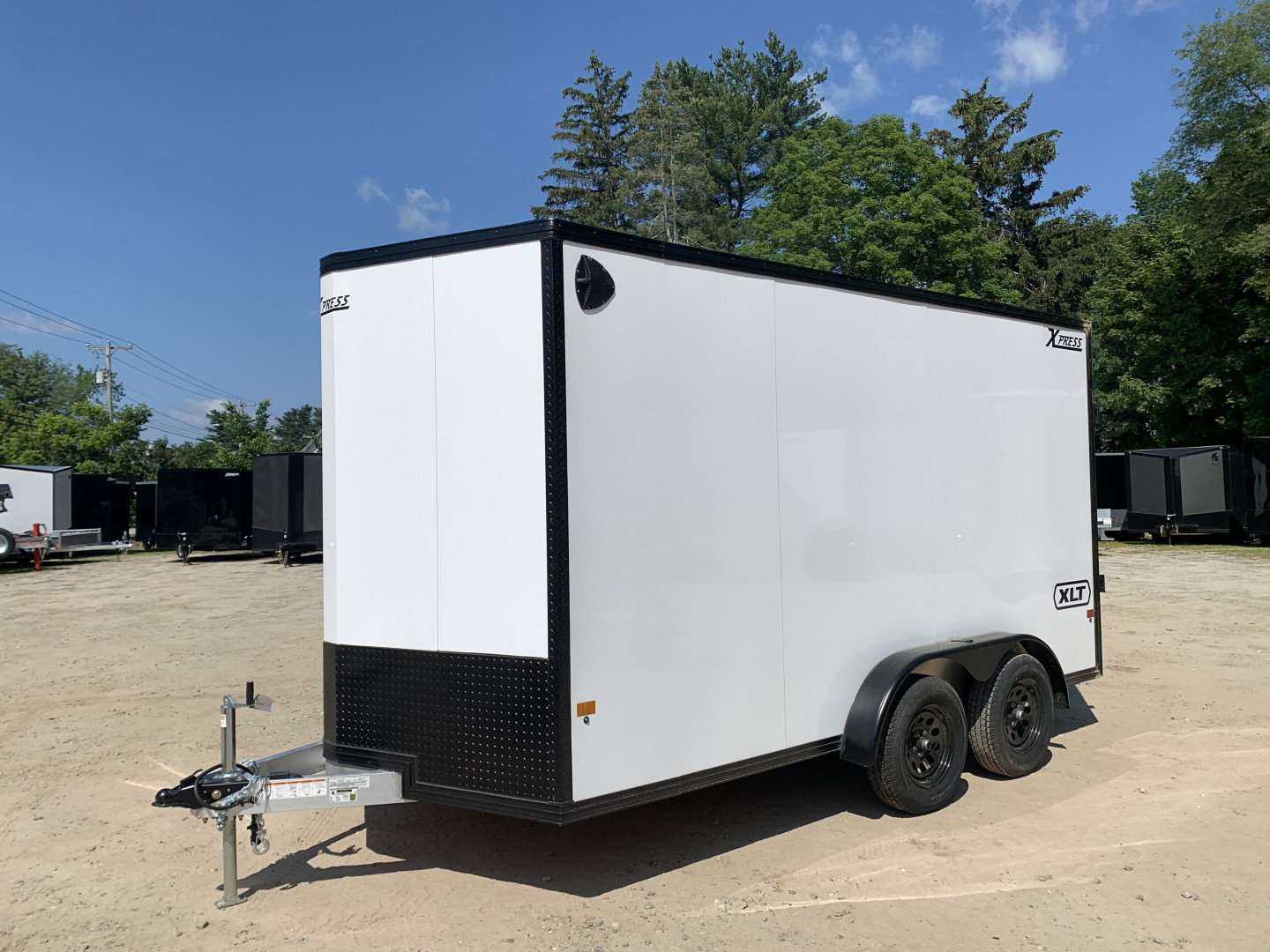 New 2025 High Country 7.4x14 + 18" V-Nose/ XLT Aluminum trailer / 7' interior/ UTV Package/ Torsion Axles- 7000GVW