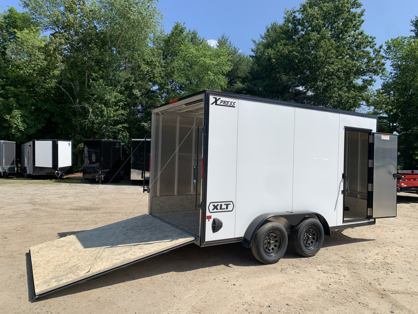 New 2025 High Country 7.4x14 + 18" V-Nose/ XLT Aluminum trailer / 7' interior/ UTV Package/ Torsion Axles- 7000GVW