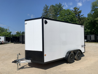 New 2025 High Country 7.4x14 + 18" V-Nose/ XLT Aluminum trailer / 7' interior/ UTV Package/ Torsion Axles- 7000GVW