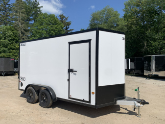 New 2025 High Country 7.4x14 + 18" V-Nose/ XLT Aluminum trailer / 7' interior/ UTV Package/ Torsion Axles- 7000GVW