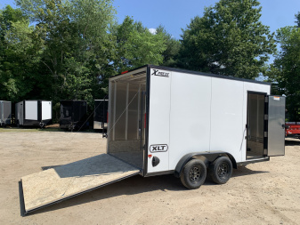 New 2025 High Country 7.4x14 + 18" V-Nose/ XLT Aluminum trailer / 7' interior/ UTV Package/ Torsion Axles- 7000GVW