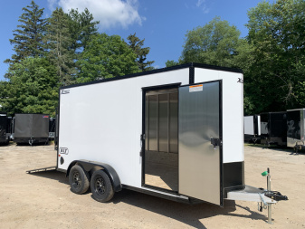 New 2025 High Country 7.4x14 + 18  V-Nose/ XLT Aluminum trailer / 7' interior/ UTV Package/ Torsion Axles- 7000GVW