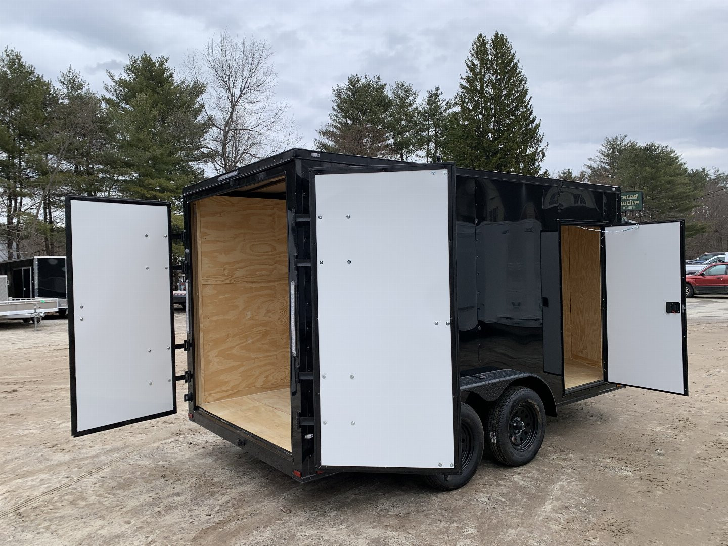 New 2025 Spartan 7X14 +2ft V-nose/Barn Door/ 7' interior height / .080 Polycore / 7000GVW