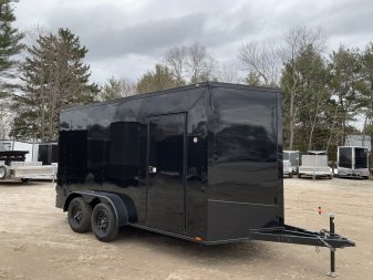New 2025 Spartan 7X14 +2ft V-nose/Barn Door/ 7' interior height / .080 Polycore / 7000GVW