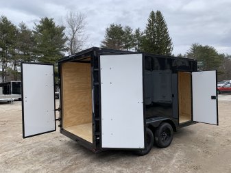 New 2025 Spartan 7X14 +2ft V-nose/Barn Door/ 7' interior height / .080 Polycore / 7000GVW