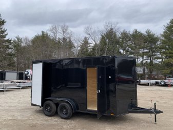 New 2025 Spartan 7X14 +2ft V-nose/Barn Door/ 7' interior height / .080 Polycore / 7000GVW