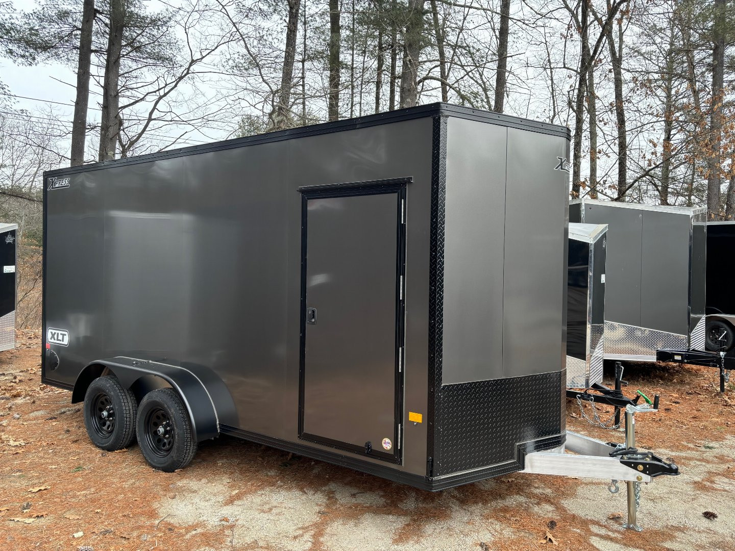 New 2025 High Country 7x16 + 18" V-Nose/ XLT Aluminum trailer / 7' interior/ BLACKOUT-7000GVW