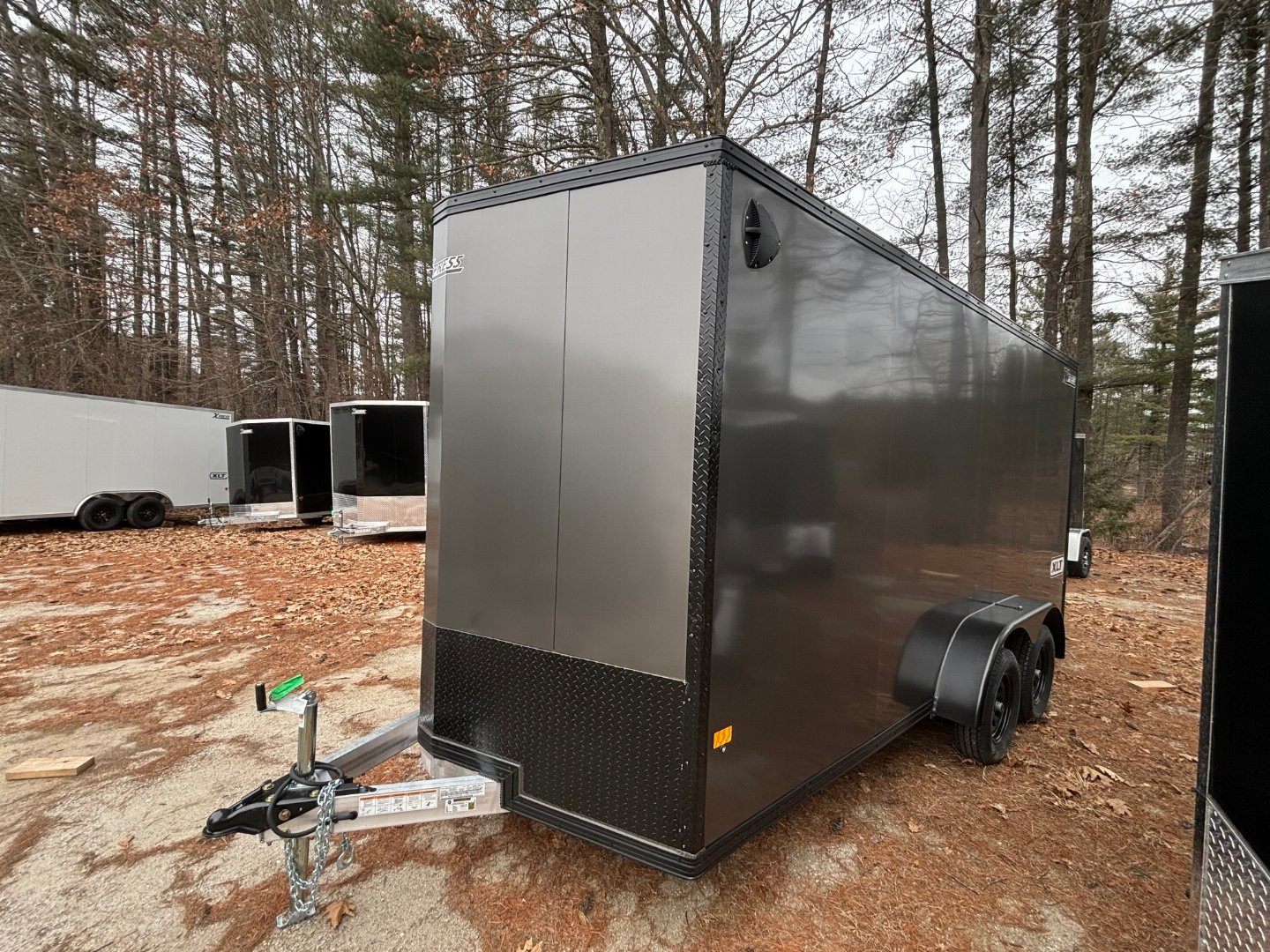 New 2025 High Country 7x16 + 18" V-Nose/ XLT Aluminum trailer / 7' interior/ BLACKOUT-7000GVW