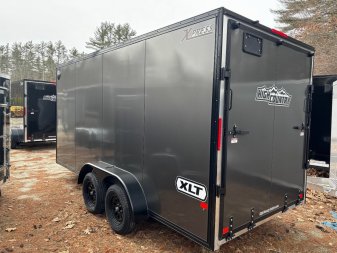 New 2025 High Country 7x16 + 18" V-Nose/ XLT Aluminum trailer / 7' interior/ BLACKOUT-7000GVW