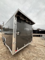 New 2025 High Country 8.5x22+3ft V-Nose - Aluminum trailer/7' interior height/ Spread Torsion/ ext. tongue/ 9990gvw