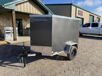 New 2025 Cross Trailers 4x6 Cargo / Enclosed Trailer
