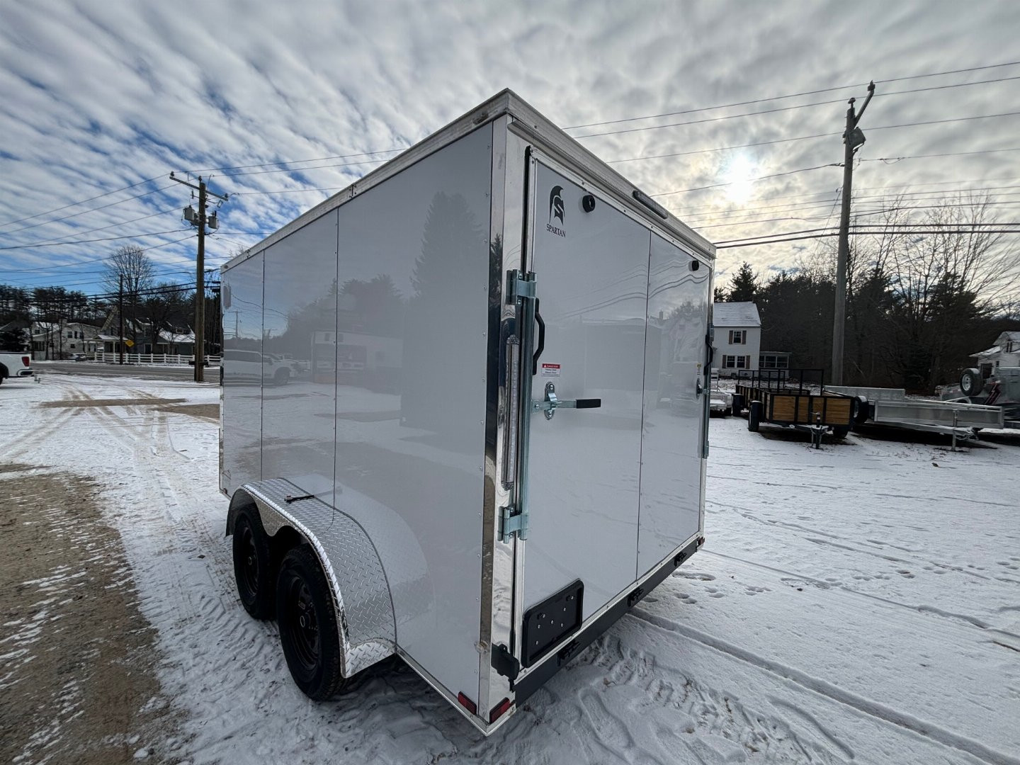 New 2025 Spartan 7X12 +2ft V-nose/6'6" interior height / Polycore / 7000GVW