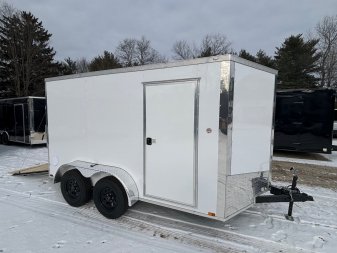 New 2025 Spartan 7X12 +2ft V-nose/6'6" interior height / Polycore / 7000GVW