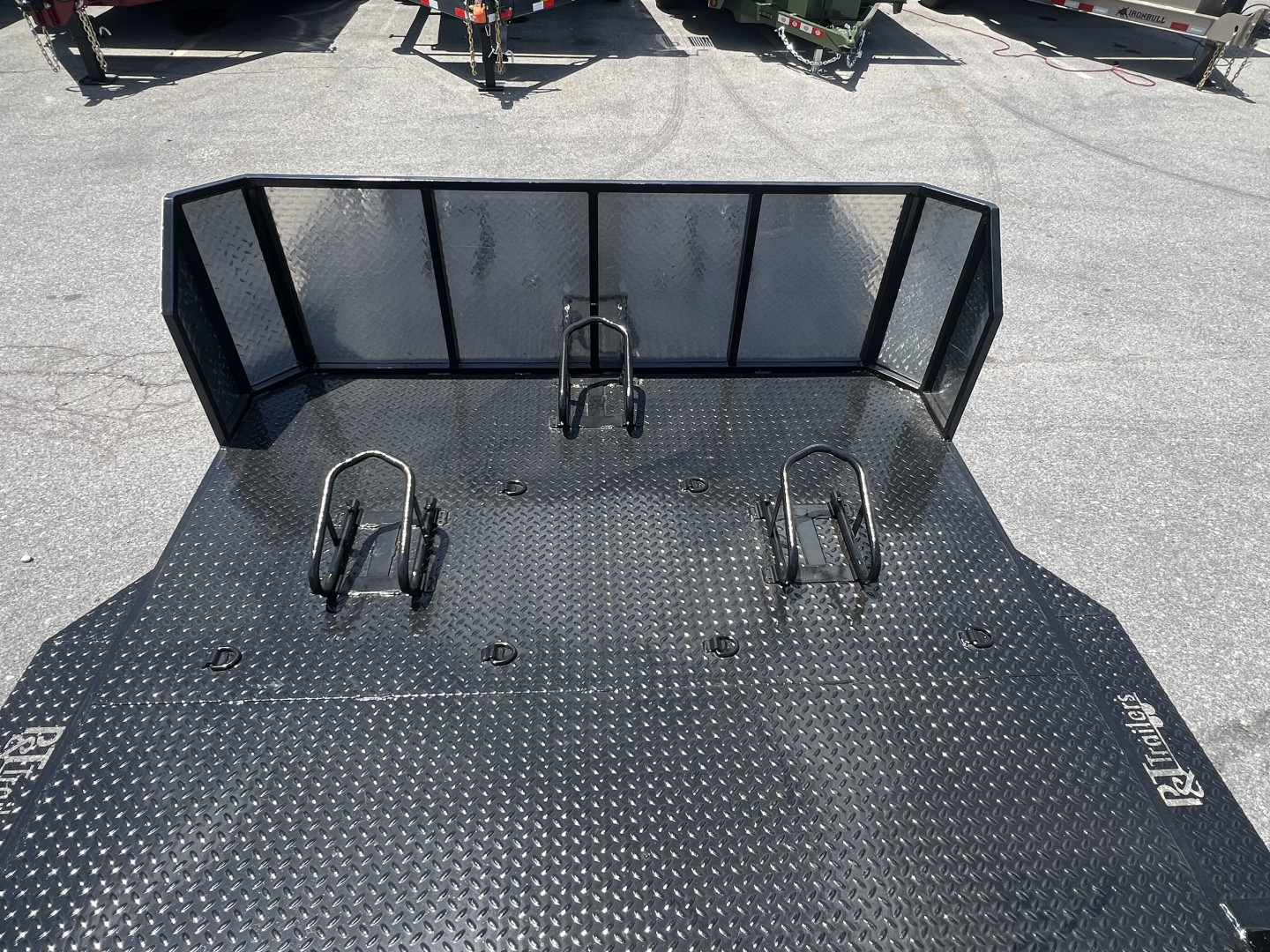 New 2025 P & T Trailers 82X12 SA MOTORCYCLE Motorcycle Trailer