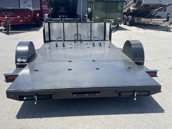 New 2025 P & T Trailers 82X12 SA MOTORCYCLE Motorcycle Trailer