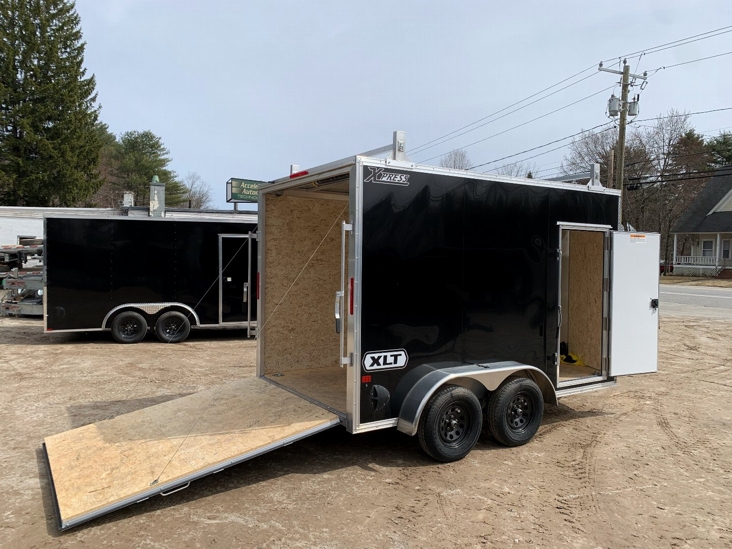 New 2025 High Country 7x12 + 18" V-Nose/ XLT-Pro Aluminum trailer / 7' interior/ Ladder Racks-7000GVW