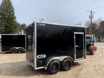 New 2025 High Country 7x12 + 18" V-Nose/ XLT-Pro Aluminum trailer / 7' interior/ Ladder Racks-7000GVW