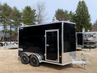 New 2025 High Country 7x12 + 18" V-Nose/ XLT-Pro Aluminum trailer / 7' interior/ Ladder Racks-7000GVW