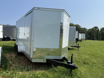 New 2025 Covered Wagon Trailers 7X16 TA3 B/O 7' Cargo / Enclosed Trailer