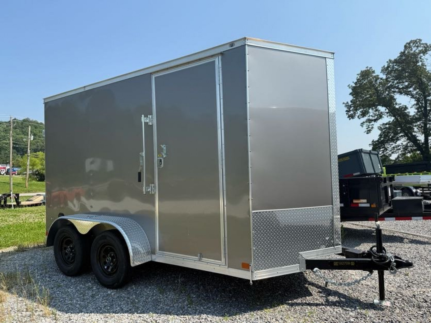 New 2025 Covered Wagon Trailers 6X12 TA2 7' BAR LOCK Cargo / Enclosed Trailer