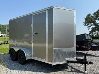 New 2025 Covered Wagon Trailers 6X12 TA2 7' BAR LOCK Cargo / Enclosed Trailer