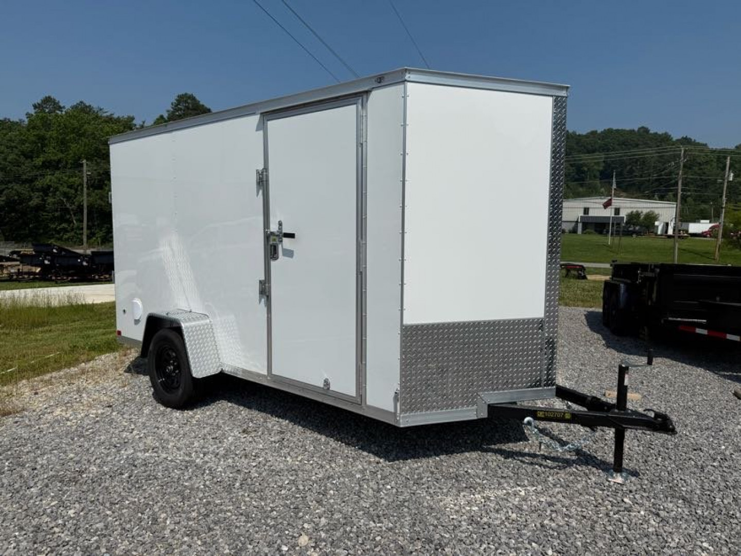 New 2025 Covered Wagon Trailers 6X12 SA POLY BAR LOCK Cargo / Enclosed Trailer