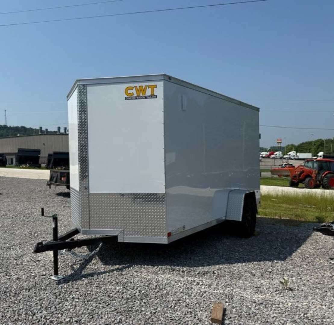 New 2025 Covered Wagon Trailers 6X12 SA POLY BAR LOCK Cargo / Enclosed Trailer