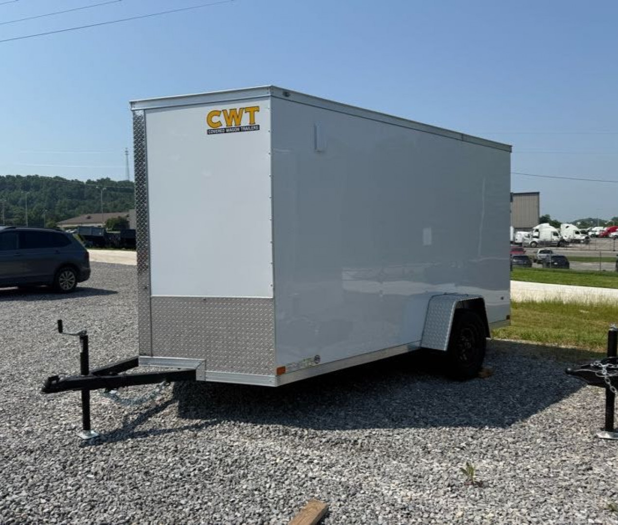 New 2025 Covered Wagon Trailers 6X12 SA POLY BAR LOCK Cargo / Enclosed Trailer