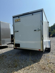 New 2025 Covered Wagon Trailers 6X12 SA POLY BAR LOCK Cargo / Enclosed Trailer