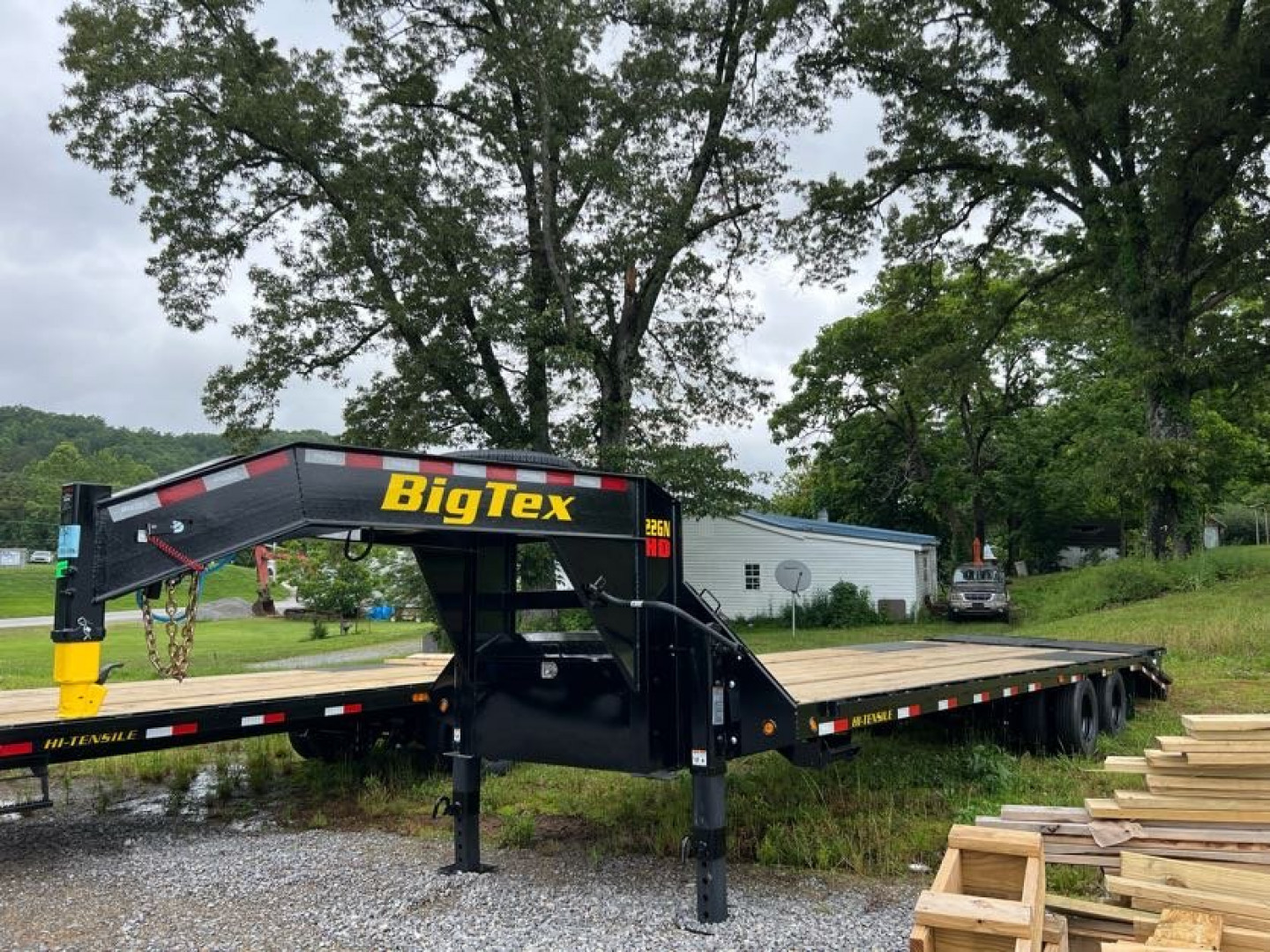 New 2025 Big Tex Trailers 22GN-25+5 MEGA Equipment Trailer