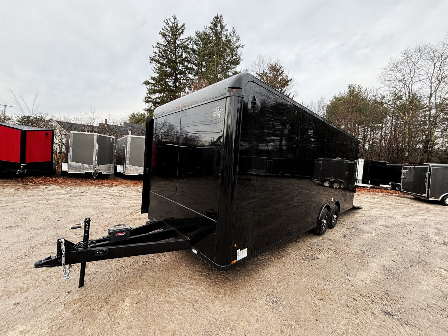 New 2025 US Cargo 8.5X22- PHANTOM / 7'6" interior/ Blackout Package/ I-Beam frame/ Polycore/ 9990gvw