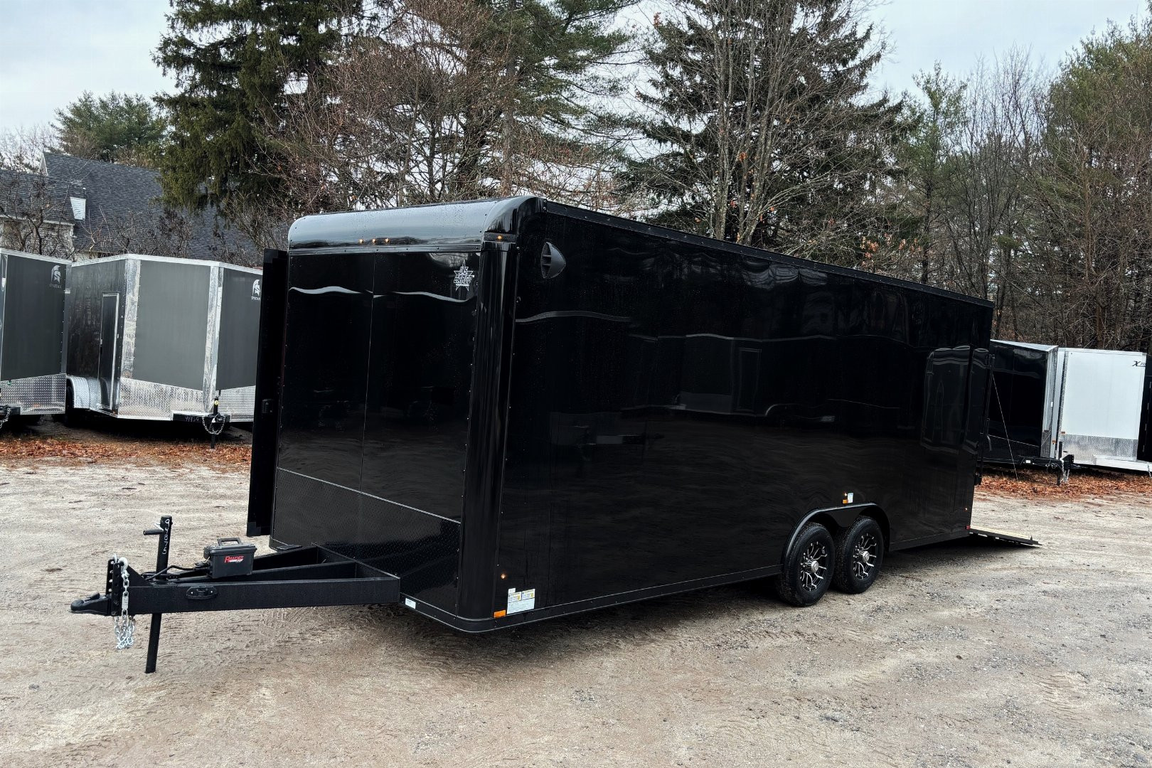 New 2025 US Cargo 8.5X22- PHANTOM / 7'6" interior/ Blackout Package/ I-Beam frame/ Polycore/ 9990gvw