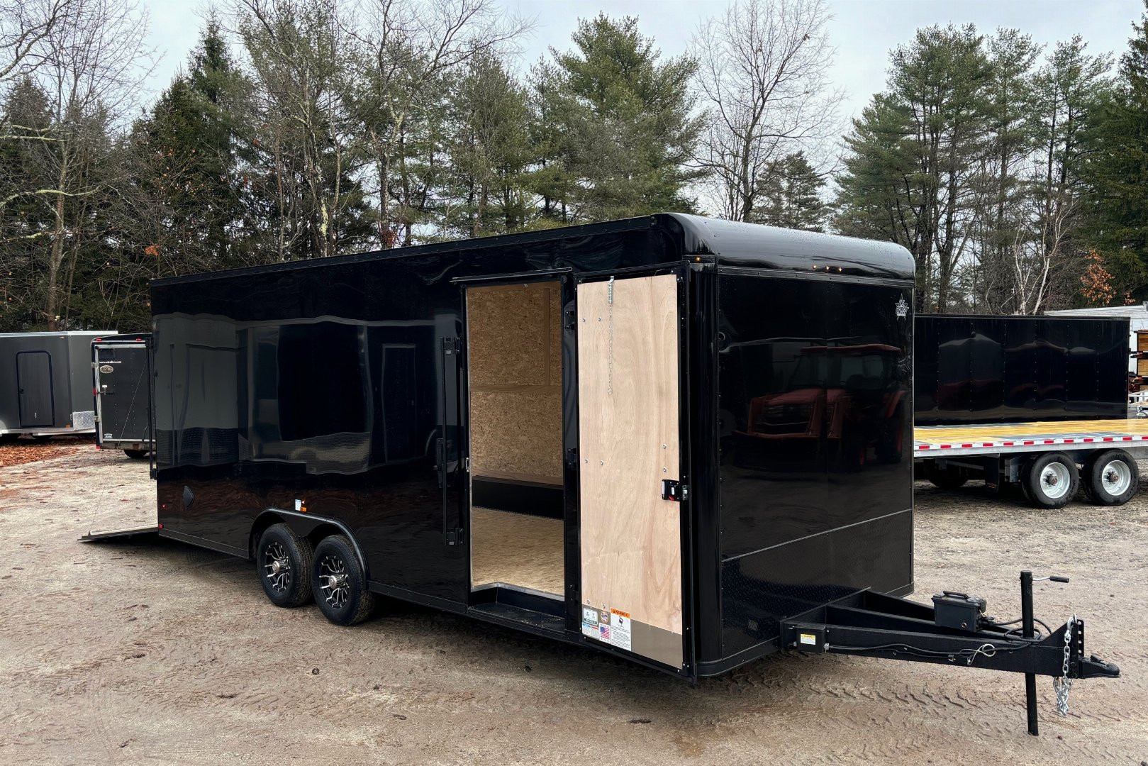 New 2025 US Cargo 8.5X22- PHANTOM / 7'6" interior/ Blackout Package/ I-Beam frame/ Polycore/ 9990gvw