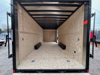 New 2025 US Cargo 8.5X22- PHANTOM / 7'6" interior/ Blackout Package/ I-Beam frame/ Polycore/ 9990gvw