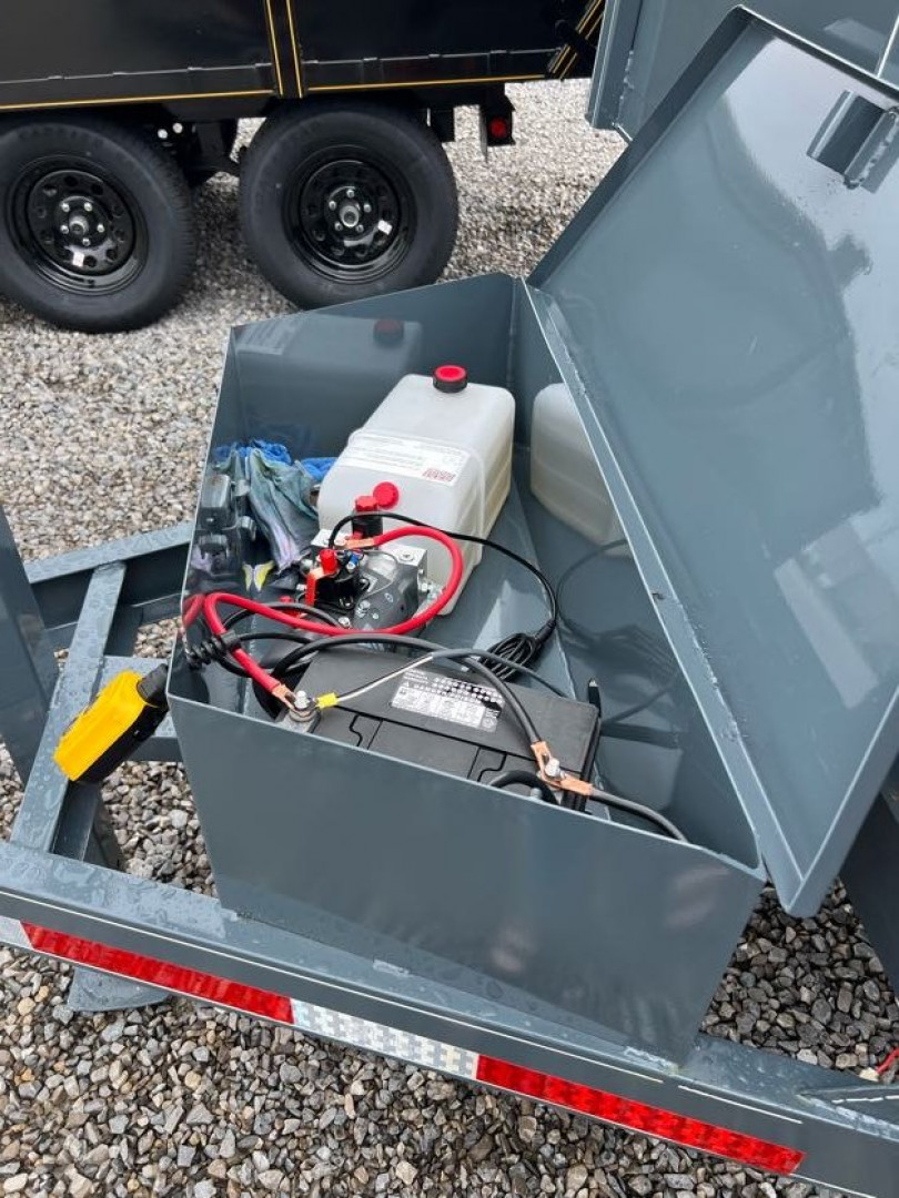 New 2025 P & T Trailers 7K 6X10 DUMP SREAD GATE 7K JACK Dump Trailer ...